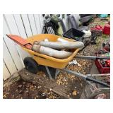True Temper Wheelbarrow with Contents