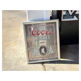 Coors Light Beer Mirror Sign