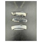 3 Multi-Tool Pocket Knives