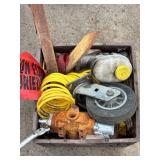 Bin With Assorted Industrial Parts