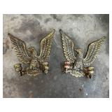 Brass Eagle Wall Sconces