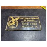 Fraternal Order of Eagles License Plate