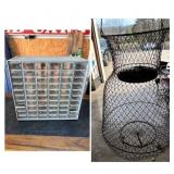 Metal Storage Organizer and Wire Fishing Trap