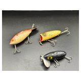 Three Vintage Fishing Lures