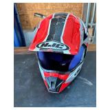 HJC Red and Black Motocross Helmet