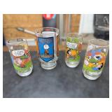 4 Camp Snoopy Character Glasses