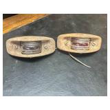 Rusted Metal Automotive Lights