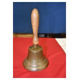 Vtg Brass Dinner Bell