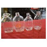 4 Clear Jugs