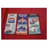 Vintage Amoco, Standard, Pan-Am Road Maps