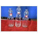 Set of 3 Beer Bottles