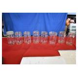 Set of 8 Pint Mason Jars