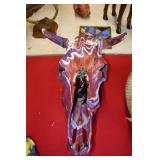 Painted Bovine Skull Head
