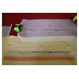 Vtg Alaska Upper & Lower Mantle Drawings