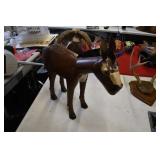 Metal Mule Sculpture