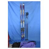 Head M5 Snow Skis, Poles, & Bag