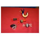 Glass Rooseter and Candy