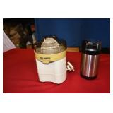 Vintage Coffee Grinder & Waring Jucier