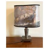 Decorative Table Lamp With Nautical Shade