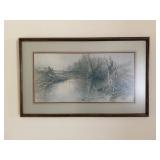 Ben Hampton Signed Print Reflecting Sycamores