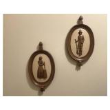 Oval Pilgrim Wall Plaques