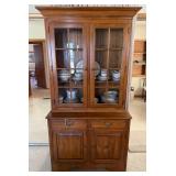 Ethan Allen Wooden China Cabinet