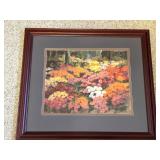 Jim Gray Framed Floral Artwork