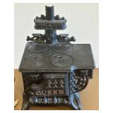 Cast Iron Queen Miniature Stove with Accessories