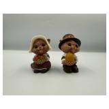 Squirrel Pilgrim Salt and Pepper Shakers
