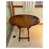 Wood Drop-Leaf Table