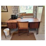 Desk Set With Chair, Lamp, and Accessories