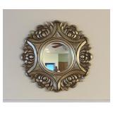 Vtg Ornate Gold Wall Mirror Decor 42ï¿½ï¿½