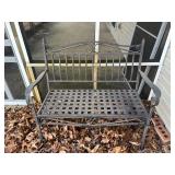 Wrought Iron Outdoor Bench 43ï¿½ï¿½x24ï¿½ï¿½x40ï¿½ï¿½