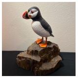 Hand-Carved Atlantic Puffin Figurine 7.5ï¿½ï¿½x10ï¿½ï¿½x12