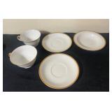 Moritake China Cups and Saucers Set