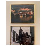 Two Framed European Prints 14.5ï¿½ï¿½x11.5ï¿½ï¿½