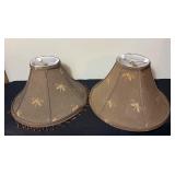 Vtg Dragonfly Lamp Shades 16ï¿½ï¿½x10.5ï¿½ï¿½