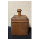 Vtg Wooden Butter Press 4ï¿½ï¿½x4ï¿½ï¿½x5.5ï¿½ï¿½