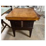 Vtg Ingento No. 7 Paper Cutter 33ï¿½ï¿½x41ï¿½ï¿½x37ï¿½ï¿½