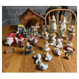Vtg Christmas Figurines & Decorations