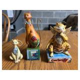 Vtg Jim Shore Cat Figurine Trio Tallest is. 7.5ï¿½ï¿½