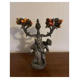 (DR)ï¿½Vtg Metal Candelabraï¿½9ï¿½13