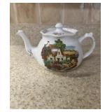 (K-Hutch)ï¿½Vtg Arthur Wood & Son #6329 Teapotï¿½9ï¿½5.5