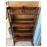 (P)ï¿½Vtg Folding Bookshelf ï¿½22ï¿½7.25ï¿½37.5