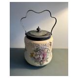 (DR)ï¿½Vtg. English Biscuit Jarï¿½6ï¿½9