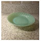 (K)ï¿½Fire King Jade-ite Bowlï¿½7.5.