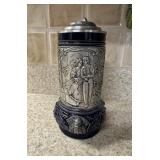 (K)ï¿½Vtg German Wedding Steinï¿½9ï¿½ tall.
