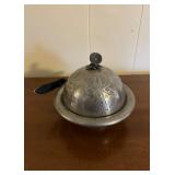 (DR)ï¿½Vtg Butter Dish w/Knife)ï¿½6.5ï¿½6