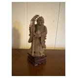 (LR)ï¿½Vtg. Soapstone Sculptureï¿½2.5ï¿½6