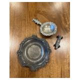 (LR)ï¿½Vtg Silver Plate & Die-cast Setï¿½5ï¿½